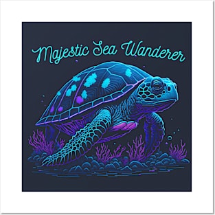 Magestic Sea wanderer Posters and Art